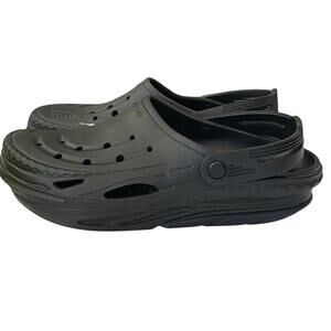 Crocs Off Grid Clog Black Size 9 Sleek Futuristic Streetwear Sneakers